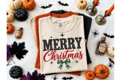 Merry Christmas Bow PNG Shirt Design Product Image 2