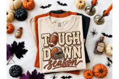 Touchdown Season Football PNG Tee Product Image 2