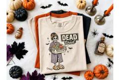 Dead Tired Skeleton Mom PNG Shirt Design Product Image 2