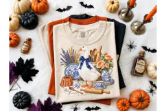 Cottage Goose Baking PNG Sublimation Tee Product Image 2