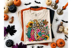 Boho Pumpkin Halloween PNG Sublimation Product Image 1