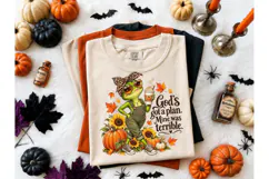 Fall Frog God's Plan PNG Shirt Design Product Image 2