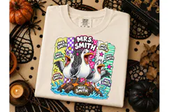 Mrs Smith Seagull Teacher PNG Tee Design Product Image 2