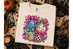 Christmas Ornaments Coquette PNG Tee Product Image 3