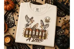Bad Day To Be A Dove PNG Hunting Tee Product Image 2