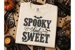 Spooky But Sweet Halloween PNG Tee Product Image 3