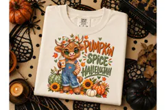 Pumpkin Spice Hallelujah PNG Tee Product Image 2
