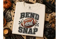 Bend and Snap Football PNG Tee Design Product Image 2