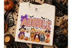 Halloween Doodle Dogs PNG Shirt Design Product Image 2