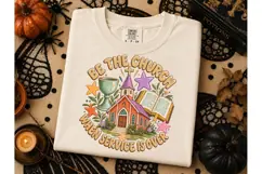 Be The Church Christian PNG Tee Design Product Image 2