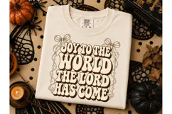 Joy To The World Christmas PNG Tee Product Image 2