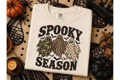 Spooky Season Ghost Halloween PNG Tee Product Image 3