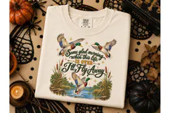 I'll Fly Away Mallard Duck PNG Tee Product Image 2
