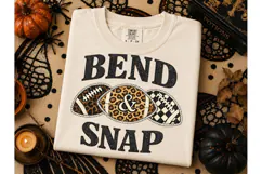 Bend & Snap Football PNG Tee Design Product Image 2