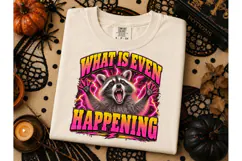 Chaos Raccoon Lightning PNG Shirt Design Product Image 3