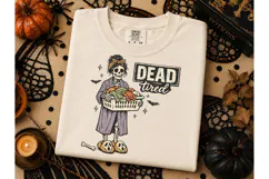Dead Tired Skeleton Mom PNG Shirt Design Product Image 3