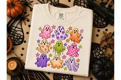 Cute Halloween Ghosts PNG Shirt Design Product Image 2