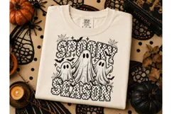 Spooky Season Ghost Halloween PNG Tee Product Image 2