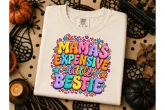 Mama's Expensive Little Bestie PNG Tee Product Image 2
