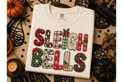 Sleigh Bells Christmas PNG Shirt Design Product Image 2