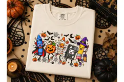 Halloween Teacher School PNG Shirt Desig Product Image 2