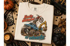 Easily Distracted By Wheels PNG Tee Product Image 3
