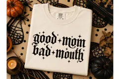 Good Mom Bad Mouth PNG Shirt Design Product Image 2
