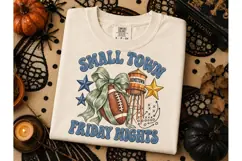 Small Town Friday Nights PNG Tee Design Product Image 2