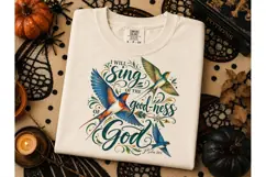 Sing Goodness of God Birds PNG Tee Product Image 2