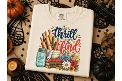 Thrill Is In The Find Antique PNG Tee Product Image 2