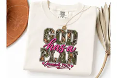 God Has a Plan Camo PNG Shirt Design Product Image 3