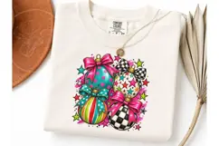 Christmas Ornaments Bow PNG Sublimation Product Image 3