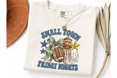Small Town Friday Nights PNG Tee Design Product Image 3