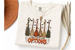 Witch Brooms Halloween PNG Shirt Design Product Image 3