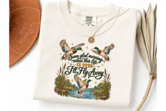 I'll Fly Away Mallard Duck PNG Tee Product Image 3