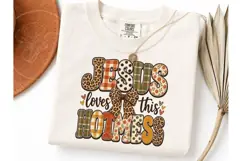 Jesus Loves This Hotmess PNG Tee Design Product Image 1