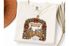 Christmas Market Arch PNG Shirt Design Product Image 1