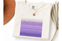 Purple Glitch Static VHS PNG Shirt Desig Product Image 3