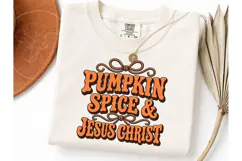 Pumpkin Spice Jesus Christ PNG Tee Product Image 3