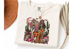 Boo Darlin Skeleton Cowgirl Halloween PN Product Image 3