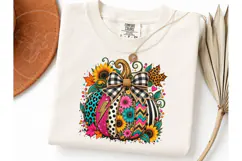 Boho Pumpkin Halloween PNG Sublimation Product Image 3