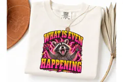 Chaos Raccoon Lightning PNG Shirt Design Product Image 1