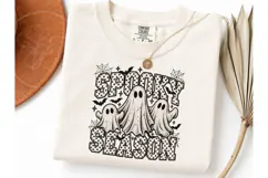 Spooky Season Ghost Halloween PNG Tee Product Image 3