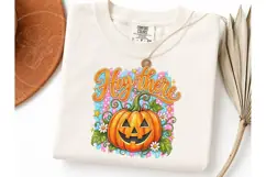 Hey There Pumpkin Halloween PNG Tee Product Image 3