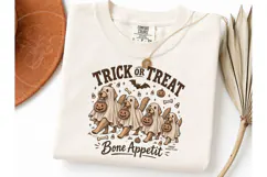 Trick or Treat Ghost Dogs PNG Tee Design Product Image 3