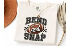 Bend and Snap Football PNG Tee Design Product Image 3