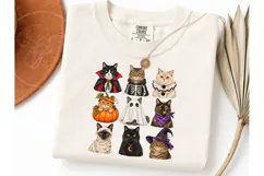 Halloween Cats Costume PNG Shirt Design Product Image 3
