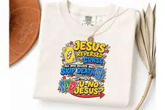 Jesus Reversed Curse UNO PNG Shirt Product Image 3