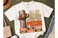 All My Role Models Prison PNG Shirt Product Image 2