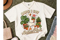 Oops I Got Another Plant PNG Goose Tee Product Image 2